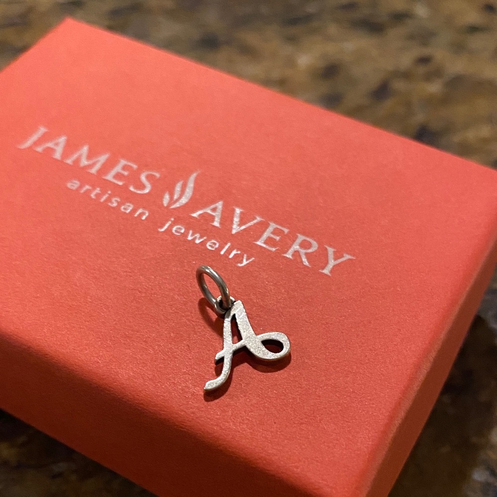 🛑SOLD🛑 James Avery Silver 'A' Charm